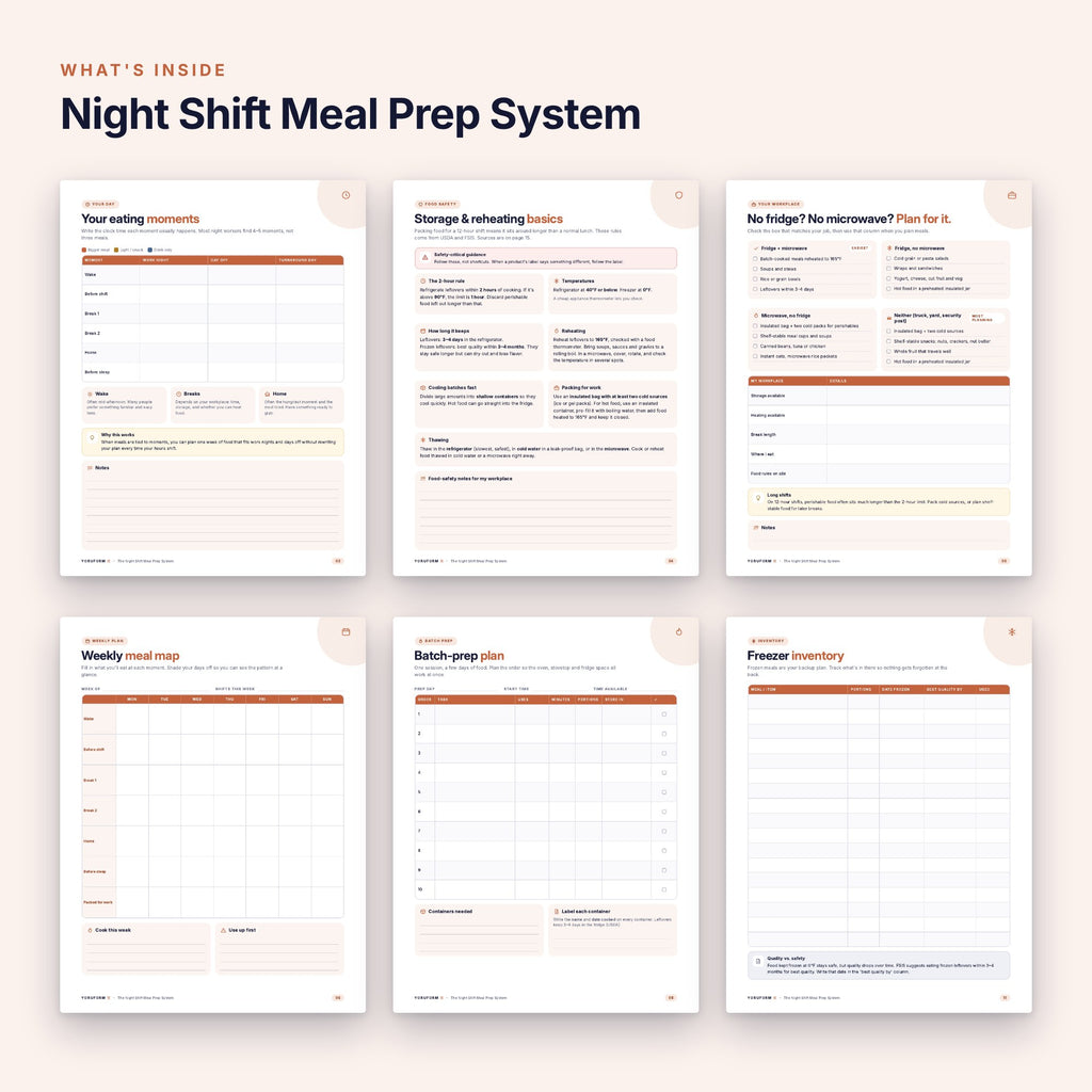 YORUFORM printable workbook what's inside