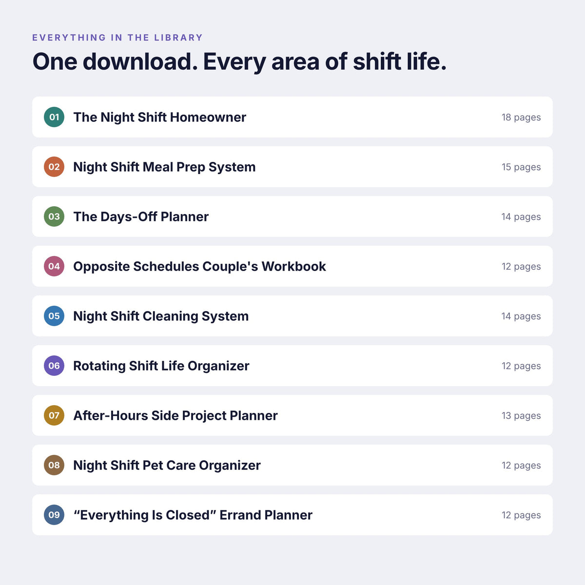 YORUFORM printable workbook bundle